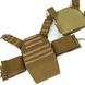 Плитоноска с быстрым сбросом Койот Cordura MELGO MG_PLATE_CORD фото 5