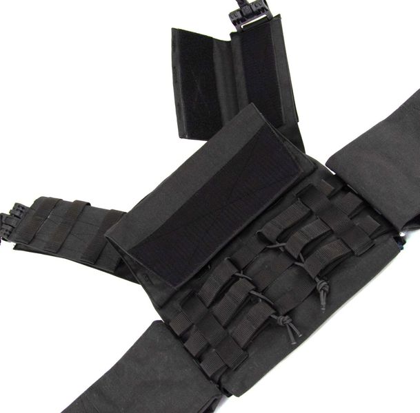 Плитоноска  с быстрым сбросом Чёрная Cordura MELGO MG_PLATE_CORD фото