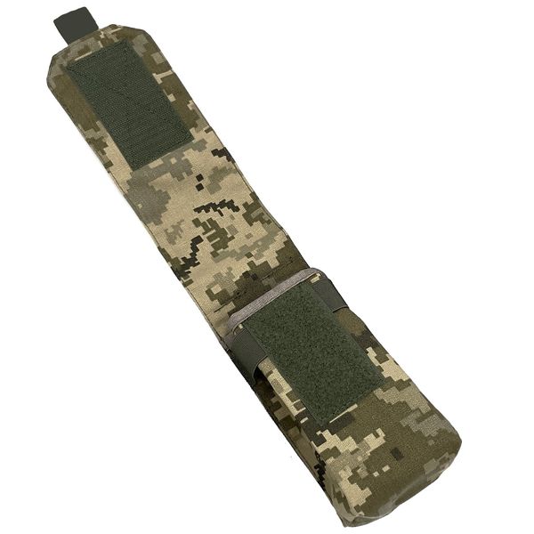 Подсумок на 2 магазина АК закрытый мягкий Пиксель (olive) Cordura MELGO MG_AK-2_CORD фото