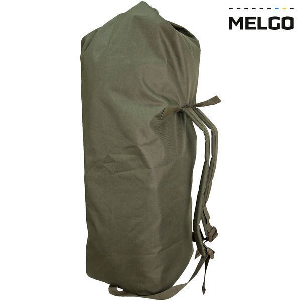 Баул на блискавці 65 л Оксфорд 600 Д ПВХ Олива MG_BAUL-ZIP_65_OXF600_OLIVE фото