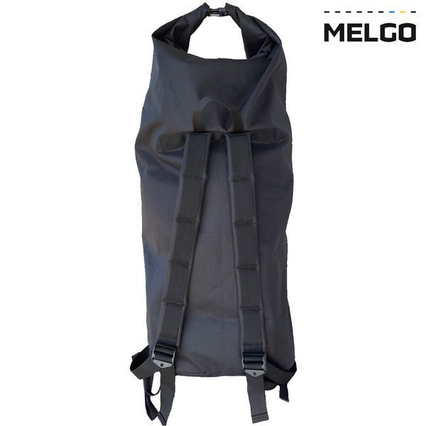 Баул на блискавці 65 л Оксфорд 600 Д ПВХ Чорний MG_BAUL-ZIP_65_OXF600_BLACK фото