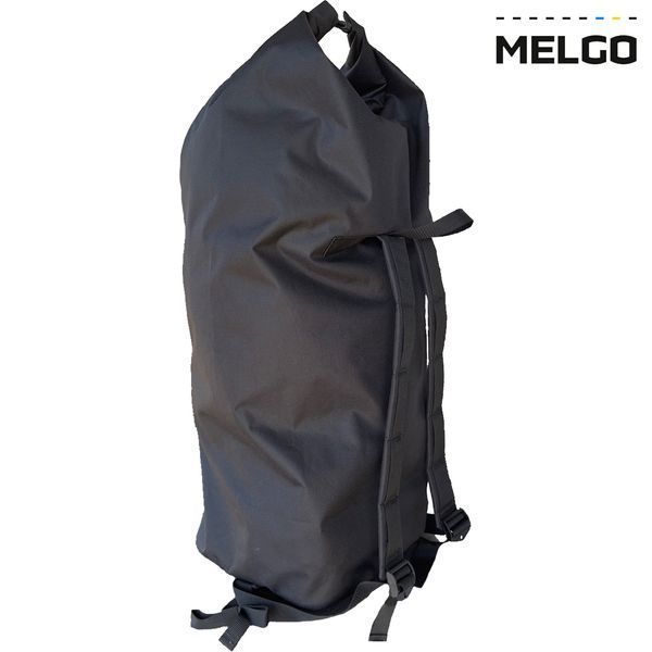 Баул на блискавці 65 л Оксфорд 600 Д ПВХ Чорний MG_BAUL-ZIP_65_OXF600_BLACK фото