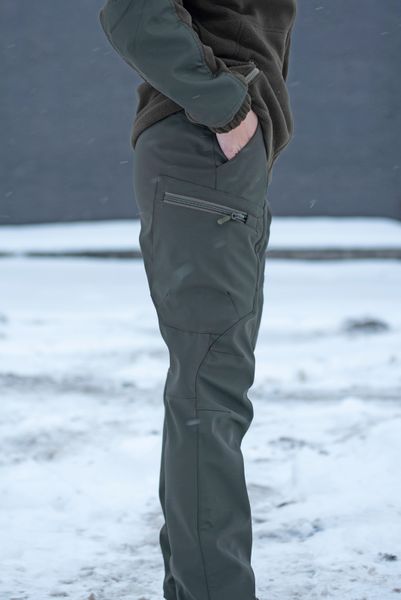 Жіночі тактичні штани Softshell на флісі Олива (44) MG_PANTS-SFHL_W фото