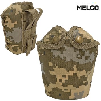 Чехол для фляги 1л Пиксель тихий Molle MELGO MG_CHLFLG_POLY фото