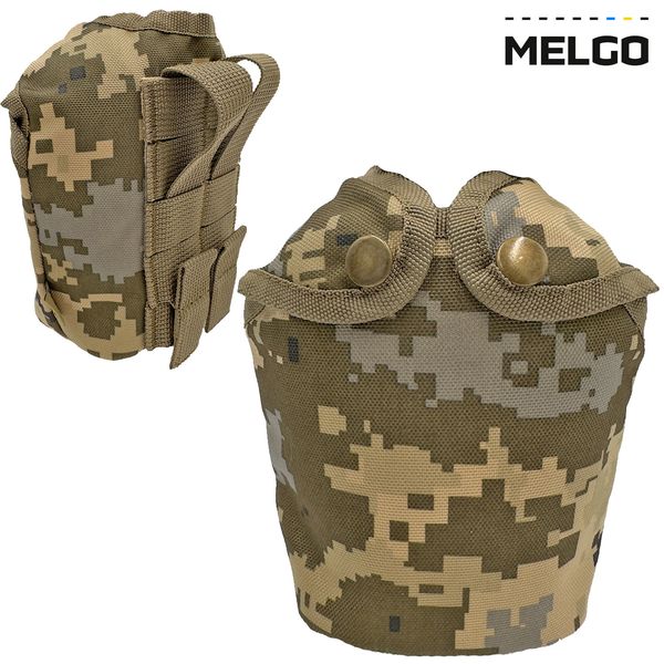 Чохол для фляги 1л Піксель Molle MELGO MG_CHLFLG_POLY фото