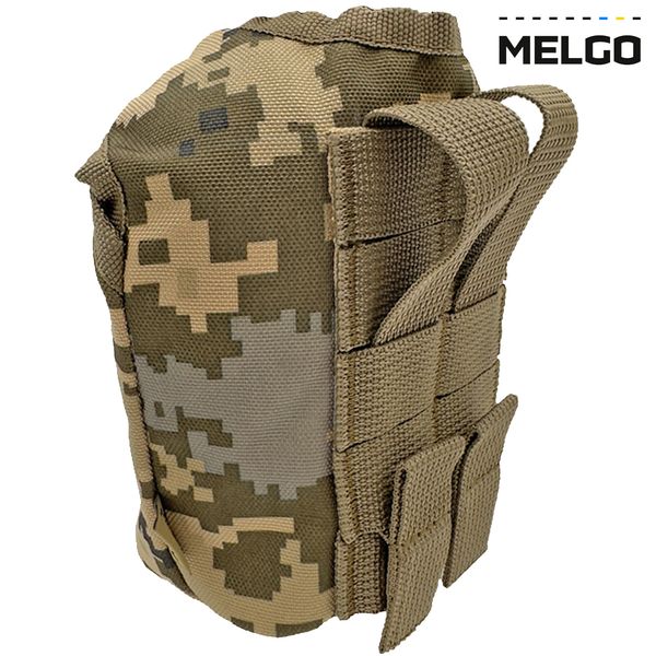 Чехол для фляги 1л Пиксель тихий Molle MELGO MG_CHLFLG_POLY фото