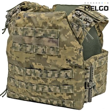 Плитоноска зі швидким скиданням Піксель Cordura MELGO MG_PLATE_CORD фото