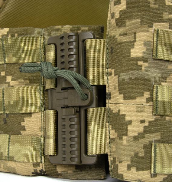 Плитоноска  с быстрым сбросом Пиксель Cordura MELGO MG_PLATE_CORD фото