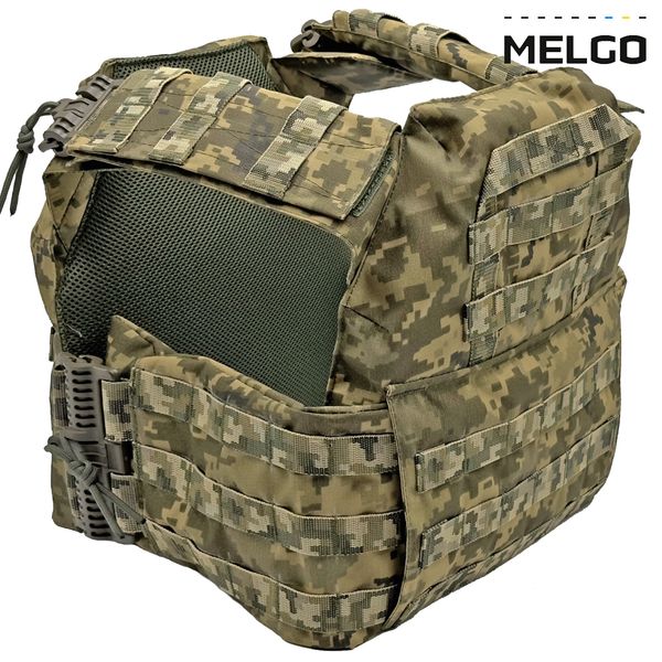 Плитоноска зі швидким скиданням Піксель Cordura MELGO MG_PLATE_CORD фото