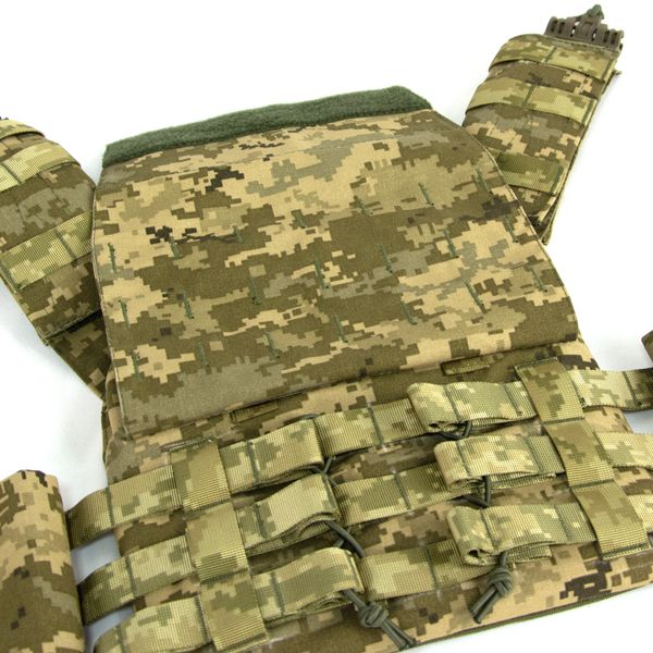 Плитоноска  с быстрым сбросом Пиксель Cordura MELGO MG_PLATE_CORD фото