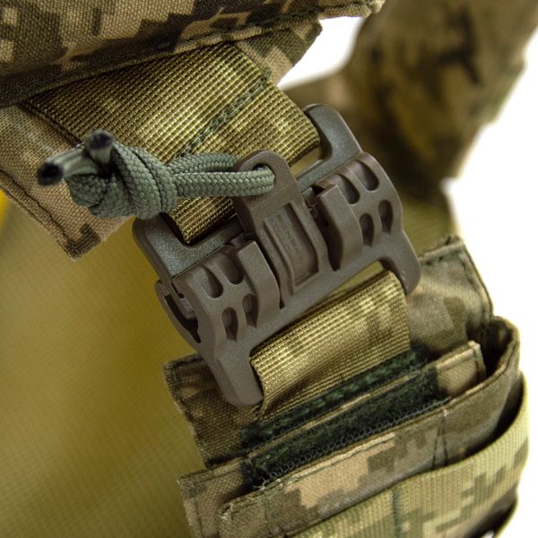 Плитоноска  с быстрым сбросом Пиксель Cordura MELGO MG_PLATE_CORD фото