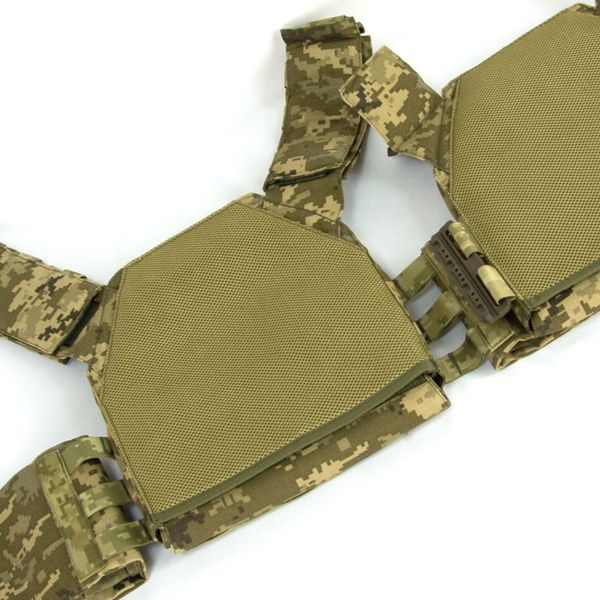 Плитоноска зі швидким скиданням Піксель Cordura MELGO MG_PLATE_CORD фото