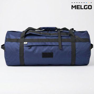 Тактична сумка-баул 65 л Оксфорд 600 D ПВХ Темно-синя MELGO MG_SUMKA_65_OXF600_NVBLUE фото
