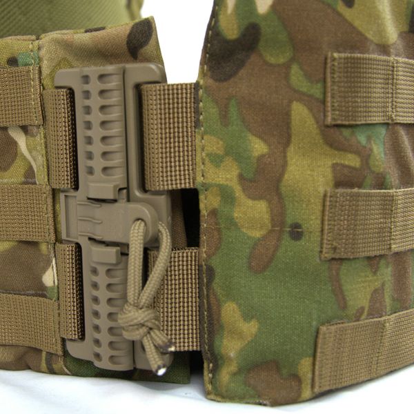 Плитоноска  с быстрым сбросом Мультикам (coyote) Cordura MELGO MG_PLATE_CORD фото