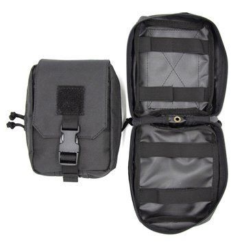 Підсумок аптечний XL Чорний Оксфорд ПВХ 600 D MELGO MG_APTK_XL_OXF600_BLACK фото