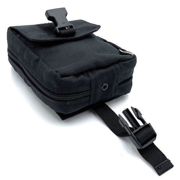 Подсумок аптечный XL Чёрный Поликордура MELGO MG_APТK_XL_POLY_BLACK фото