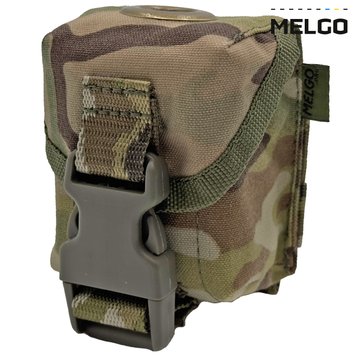 Подсумок гранатный Molle под Ф1, РГД, П67 Мультикам Cordura MELGO MG_GRNT-T_F1_CORD фото