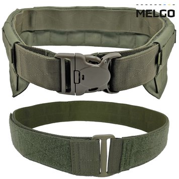 Пояс тактичний розвантажувальний швидкозйомний Олива Cordura L MELGO MG_WARBELT_CORD фото