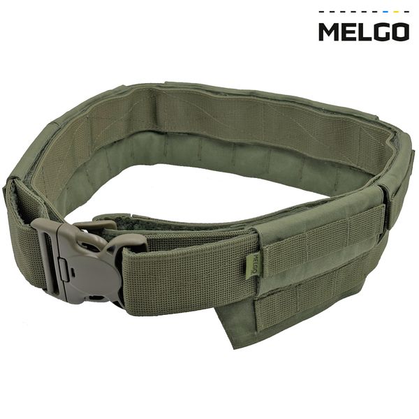 Пояс тактичний розвантажувальний швидкозйомний Олива Cordura L MELGO MG_WARBELT_CORD фото